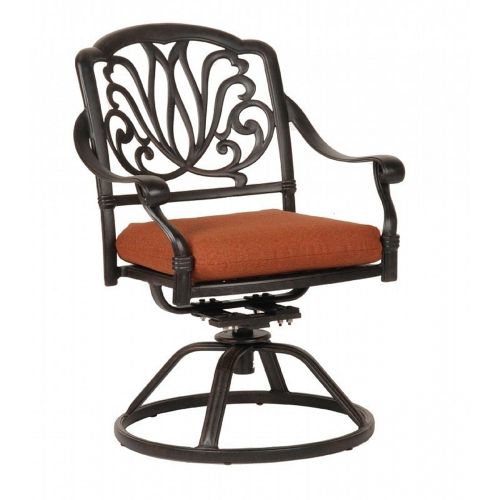 Florence Cast Aluminum Outdoor Swivel Chair CA-777-11