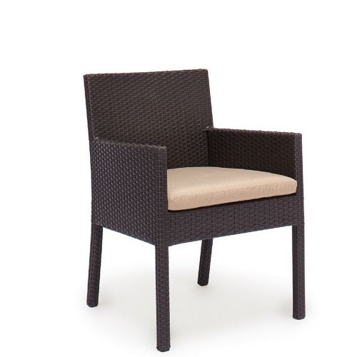 Maxime Wicker Dining Arm Chair CA607-1
