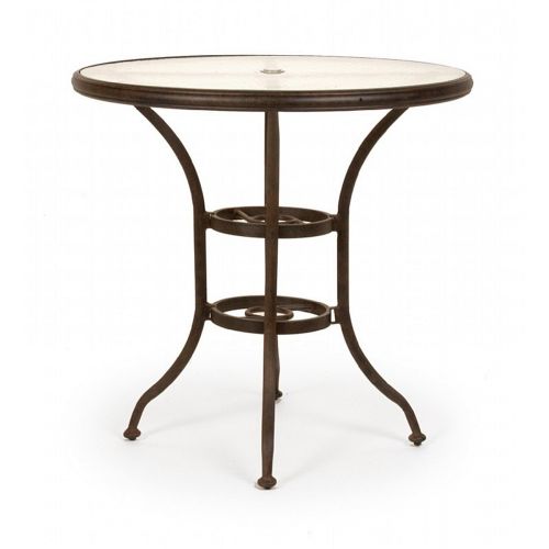 Origin Cast Aluminum Round Bar Table 42 inch CA-8882-L