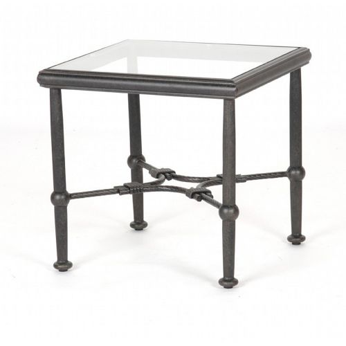 Origin Cast Aluminum Square End Table 21 inch CA-8882-E