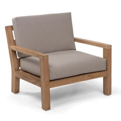 Sixty Teak Patio Club Chair with Cushion CA-50-921