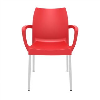 DV Dolce Resin Outdoor Armchair Red ISP047 360° view