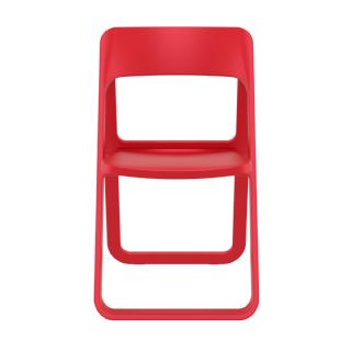 Dream Folding Outdoor Chair Red ISP079 360° view