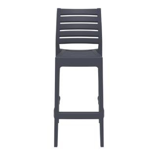Ares Outdoor Barstool Black ISP101 360° view