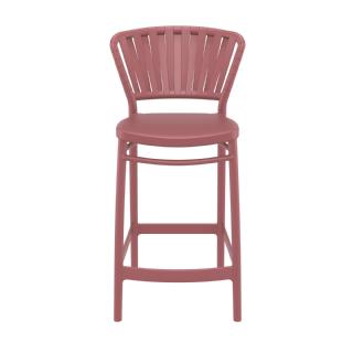 Portofino Patio Counter Stool White ISP214 360° view