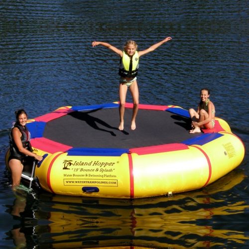 Island Hopper 13 feet Bounce & Splash Padded Water Bouncer AS-13BSPLASH