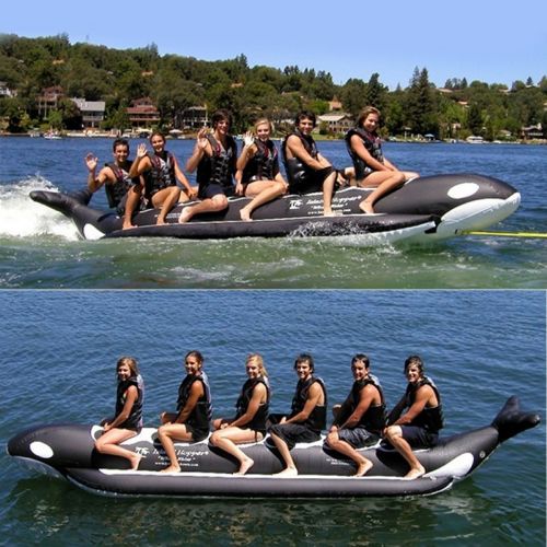 Whale Ride Towable Water Tube 6 Passenger AS-PVC-6-WR