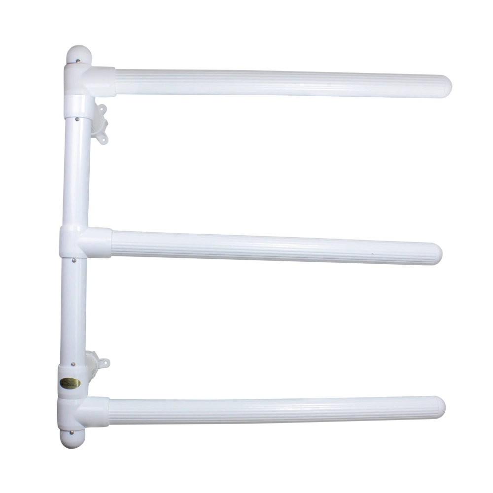 Pool Float Storage 3 Float Rack Wall Mounted White FSFS3BRO CozyDays