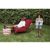 Fatboy® Point Outdoor Pouf Ottoman - Stripe Red FB-PNT-OUT-STRED #3