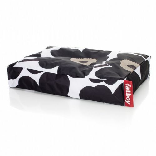 Fatboy® Doggielounge Small Dog Bed Black Marimekko® Unikko FB-DSM-UNIBLK