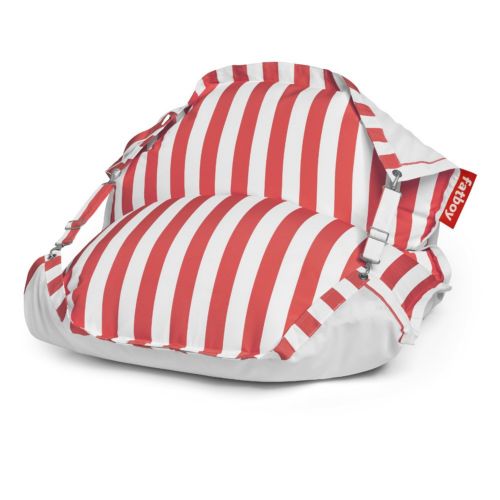 Fatboy® Original Floatzac Floating Bean Bag Lounge - Stripe Red FB-FLTZ-STR-RED