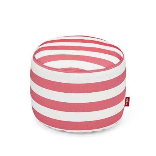 Fatboy® Point Outdoor Pouf Ottoman - Stripe Red FB-PNT-OUT-STRED