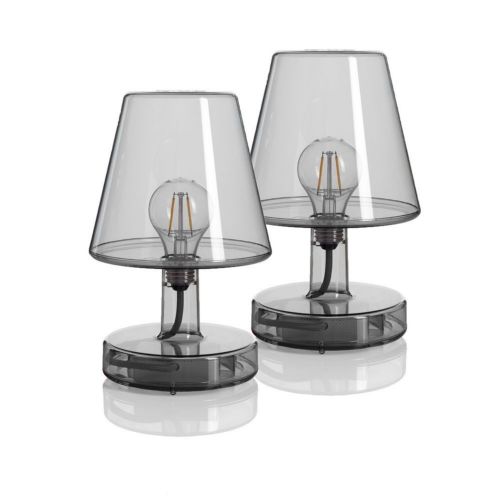 Fatboy® Transloetje 2-Pack Transparent Lamp Gray FB-TRNS-GRY-2PK