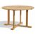 Shorea Wood Round Outdoor Dining Table 48 inch OG-RD48TA