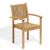 Shorea Wood Warwick Stacking Outdoor Arm Chair OG-WSCH