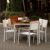Travira Aluminum Outdoor Dining Set 7 piece Natural Slings OG-TVSC7SET
