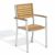 Travira Aluminum Teak Stackable Dining Chair OG-TVCHT2