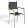 Travira Aluminum Sling Stackable Dining Chair Black OG-TVCHS-B-AC