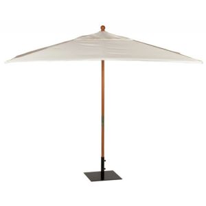 Wood Pole Rectangle Market Umbrella 10 Feet Shade OG-UR10