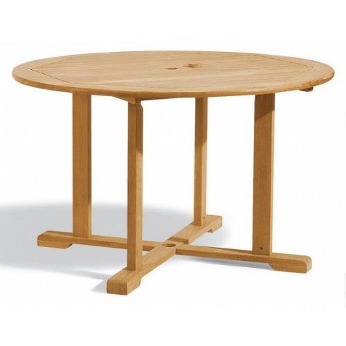 Shorea Wood Round Outdoor Dining Table 48 inch OG-RD48TA