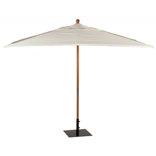 Wood Pole Rectangle Market Umbrella 10 Feet Shade OG-UR10-NA