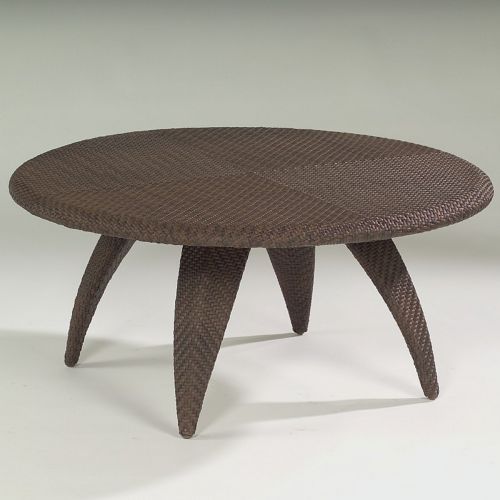 Bali All-Weather Cocktail Table with Woven Top 40 inch WC-S533211
