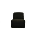 Fun Furnishings Black Micro Suede Teen Chair FF-51236