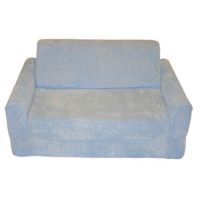 Fun Furnishings Blue Chenille Sofa Sleeper FF-10310