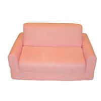 Fun Furnishings Pink Micro Suede Sofa Sleeper FF-10230