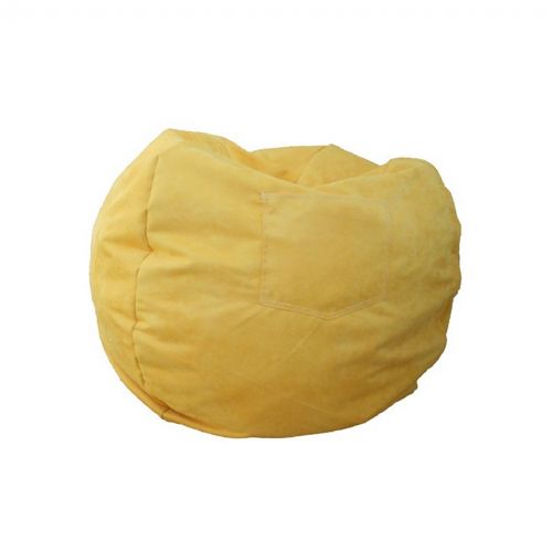 Fun Furnishings Canary Yellow Micro Suede Small Beanbag FF-30203