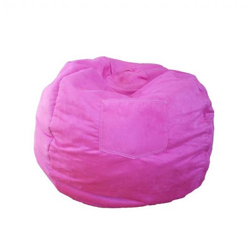 Fun Furnishings Fuchsia Micro Suede Large Beanbag FF-41204