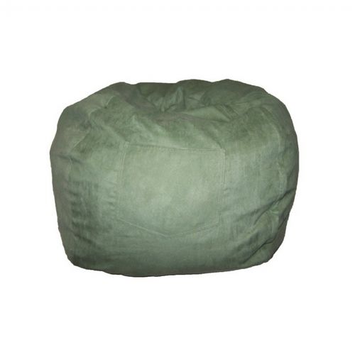 Fun Furnishings Green Micro Suede Small Beanbag FF-30233