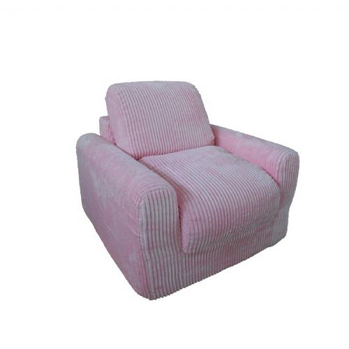 Fun Furnishings Pink Chenille Chair Sleeper FF-20302
