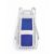 Adjustable Omega Sling Chaise Lounge - White Blue NR-40417-00-112 #3