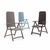 Darsena Outdoor Folding Chair in Caffe NR-40316-05 #3