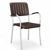 Musa Outdoor Arm Chair with Espresso Seat NR-61050