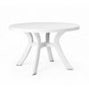 Toscana Round Dining Table 47 inch White NR-40123