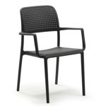 Bora Resin Outdoor Arm Chair Antracite NR-40242