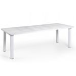 Levante Resin Rectangle Outdoor Extension Dining Table 86 inch NR-47053
