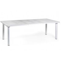 Libeccio Resin Rectangle Outdoor Extension Dining Table 86 inch NR-47553