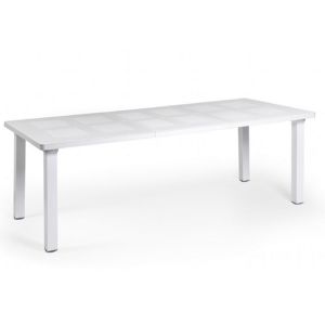 Levante Resin Rectangle Outdoor Extension Dining Table 86 inch NR-47053-00