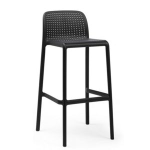 Lido Resin Outdoor Bar Stool Anthracite NR-40344-02