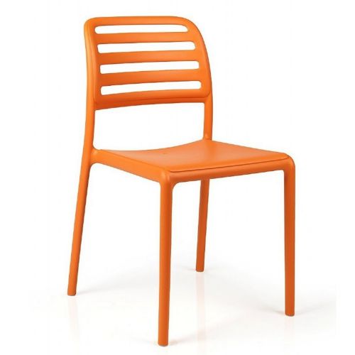 Costa Bistrot Resin Outdoor Chair Orange NR-40245-26