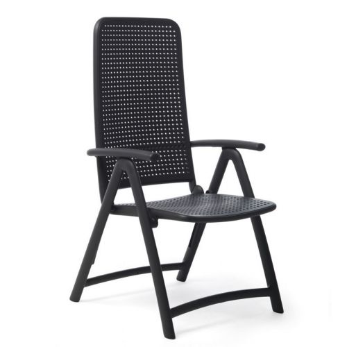 Darsena Outdoor Folding Chair in Anthracite NR-40316-02