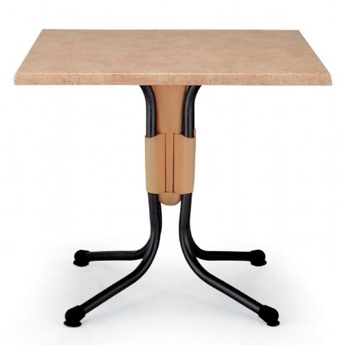 Polo Square Laminated Top Folding Table Catalan Brown 31 inch NR-50852.06.194