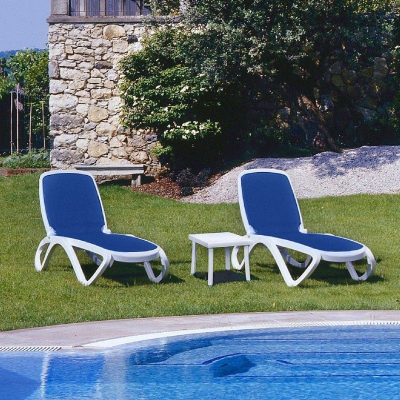 Omega 3pc Commercial Lounge Pool Furniture Set NROMEGASET3 CozyDays