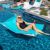 Kai Lounge Canvas Pool Float - Tropic Teal FL222