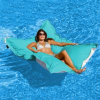 King Kai Lounge Canvas Pool Float - Tropical Teal FL224