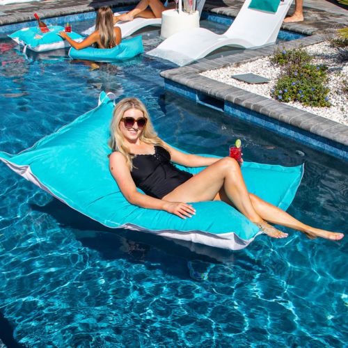 Kai Lounge Canvas Pool Float - Tropic Teal FL222-12