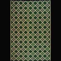 Outdoor Carpet Mat 4' × 6' Scotch Pink-Black MMSCO46BK